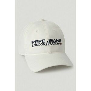 Sapca cu logo brodat - pentru baseball - Alb fildes/Albastru ultramarin imagine