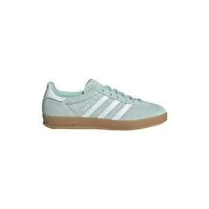 Tenisi din piele intoarsa Gazelle Indoor - Alb/Verde menta imagine