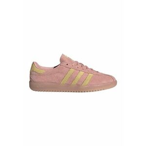 Pantofi sport BRMD din piele intoarsa cu detaliu logo - Galben/Roz prafuit imagine