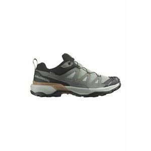 Pantofi X Ultra 360 cu garnituri de piele intoarsa pentru drumetii - Negru/Gri cenusiu imagine