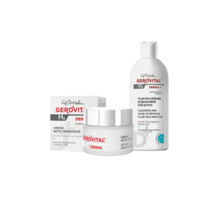 Pachet H3 Derma+: Fluid de Curatare si Dermachiere Fata si Ochi - 200 ml + Crema Activ Hidratanta 24h - 50 ml imagine
