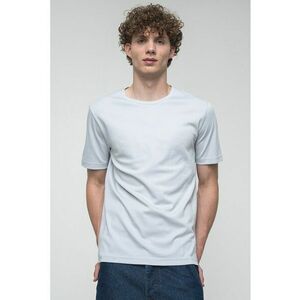 Tricou regular fit cu decolteu la baza gatului Future - Gri deschis imagine