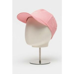 Sapca baseball cu logo brodat Cara - Roz aprins/Alb murdar imagine