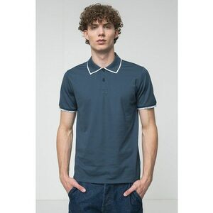 Tricou polo slim fit - Bleumarin imagine