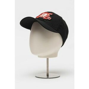 Sapca baseball in carouri cu logo brodat - Rosu/Negru/Alb optic imagine