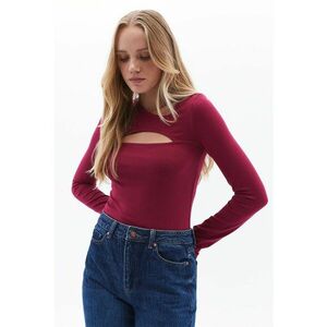 Bluza cu decupaje - Rosu imagine