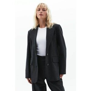 Sacou regular fit uni - Gri antracit imagine