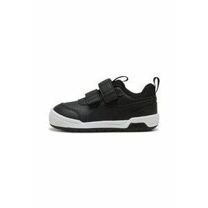 Pantofi din piele ecologica cu velcro Multiflex 2 - Negru imagine