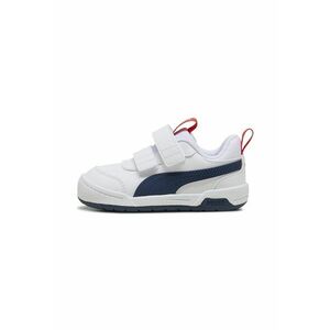 Pantofi din piele ecologica cu velcro Multiflex 2 - Albastru inchis/Alb optic imagine