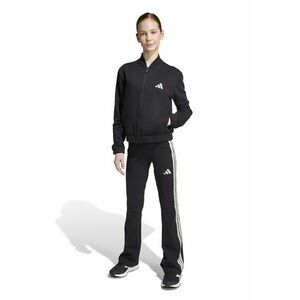 Trening evazat cu fermoar - Negru/Alb optic imagine