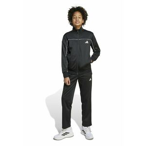 Trening cu fermoar si detalii logo - Negru/Alb optic imagine