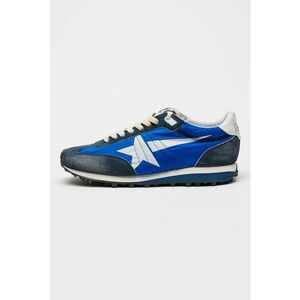 Pantofi sport Running Marathon din piele cu sireturi - Albastru royal/Bleumarin imagine