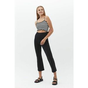 Pantaloni capri regular-fit - Negru imagine