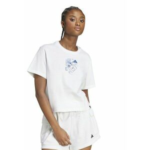 Tricou din bumbac cu imprimeu - Alb/Albastru inchis imagine