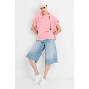 Tricou din bumbac Damacia - Roz pastel imagine
