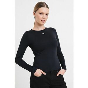 Bluza slim fit Dasia - Negru imagine