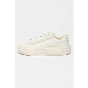 Tenisi flatform cu piele intoarsa Cruise - Crem imagine