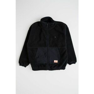 Bluza de trening cu fermoar si buzunare - Negru imagine