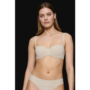 Sutien balconette cu burete - Maro taupe deschis imagine