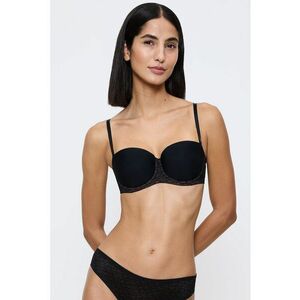 Sutien cu model uni si bareta ajustabila - Negru imagine