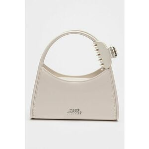 Geanta crossbody de piele The Glam - Alb murdar imagine