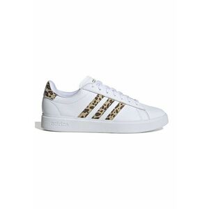 Pantofi sport de piele ecologica Grand Court 2.0 - Alb/Maro camel imagine