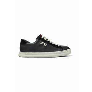 Pantofi sport din piele - Negru/Alb optic imagine