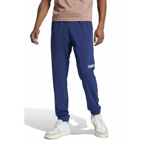 Pantaloni de trening cu logo si snur ajustabil - Alb/Albastru inchis imagine