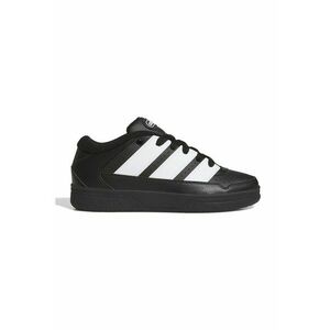 Pantofi sport de piele ecologica cu detalii perforate Breakstar - Negru stins/Crem imagine