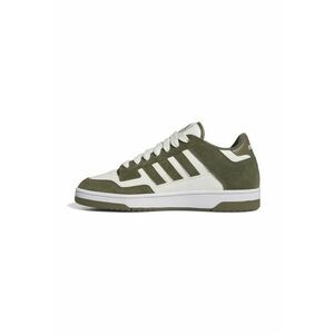 Pantofi sport Rapid Court cu garnituri din piele intoarsa - Kaki/Alb murdar imagine