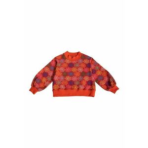 Bluza de trening cu decolteu la baza gatului - din amestec de bumbac - Multicolor imagine