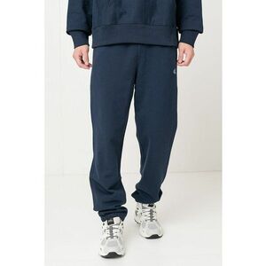 Pantaloni de trening relaxed fit cu terminatie elastica - Bleumarin imagine
