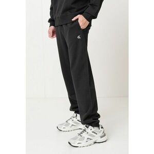 Pantaloni de trening relaxed fit cu terminatie elastica - Negru imagine