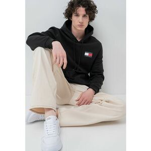 Hanorac regular-fit cu imprimeu logo - Negru imagine