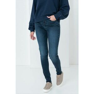 Blugi skinny cu talie inalta Nora - Bleumarin imagine