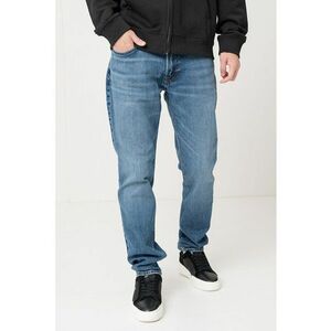 Blugi slim fit Hampton - Albastru melange imagine