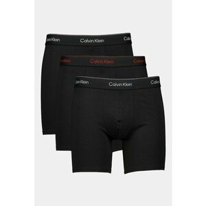 Set de boxeri din amestec de bumbac - 3 perechi - Negru imagine