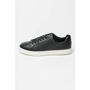Pantofi sport cu model logo - Negru/Alb murdar imagine