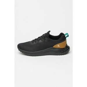 Pantofi sport low-cut din plasa - Negru/Caramel imagine