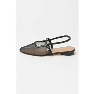 Balerini slingabck semitransparenti - Negru imagine