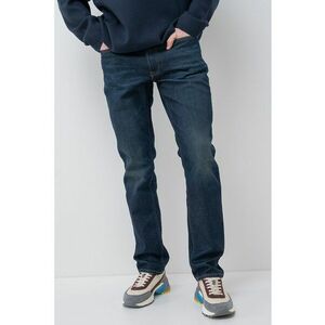 Blugi regular fit cu talie joasa - Bleumarin imagine
