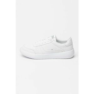 Pantofi sport din piele cu imprimeu logo lateral Modern - Alb optic imagine