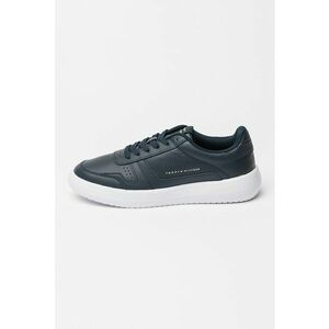 Pantofi sport din piele cu imprimeu logo lateral Modern - Negru/Alb optic imagine