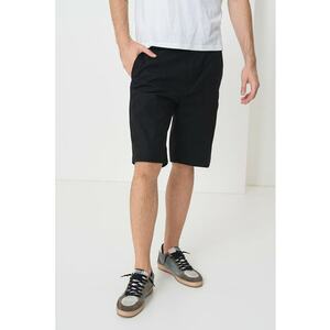 Bermude chino de bumbac - Negru imagine