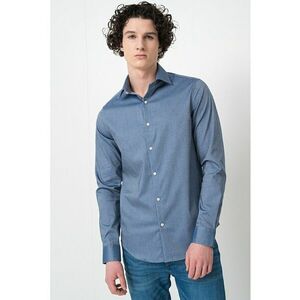 Camasa slim fit - Albastru inchis imagine