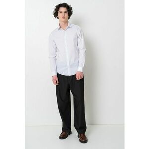 Camasa slim fit - Alb/Albastru deschis imagine
