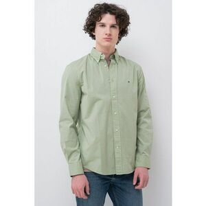 Camasa regular fit din bumbac - Verde deschis imagine