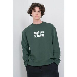 Bluza de trening cu imprimeu logo - Verde imagine