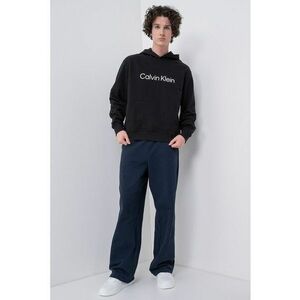 Hanorac din bumbac cu buzunar kangaroo - Negru imagine