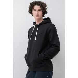 Hanorac cu buzunar kangaroo - Negru imagine